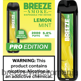 Breeze Pro 2000 de pufuri menta de lamaie 844RTH23 Breeze Vape Recharge