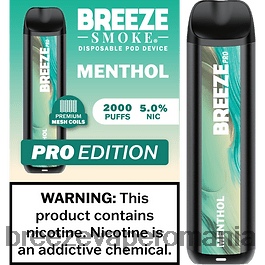 Breeze Pro 2000 de pufuri mentol 844RTH21 Breeze Vape Amazon