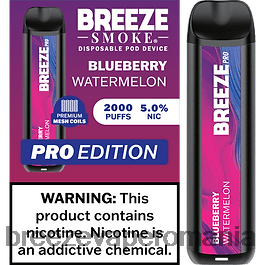 Breeze Pro 2000 de pufuri pepene verde afine 844RTH32 Breeze Vape Romania
