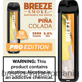 Breeze Pro 2000 de pufuri pina colada 844RTH18 Breeze Vape Near Me
