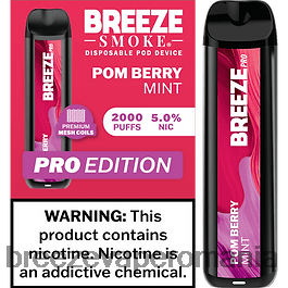 Breeze Pro 2000 de pufuri pom berry menta 844RTH17 Breeze Vape Flavors