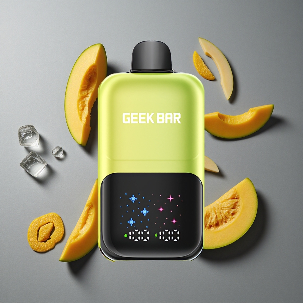 GEEK BAR 2GO 50000 Puffs Două Serii Vape Dispozabil Mexico Gheață de Mango cu Ecran Interactiv