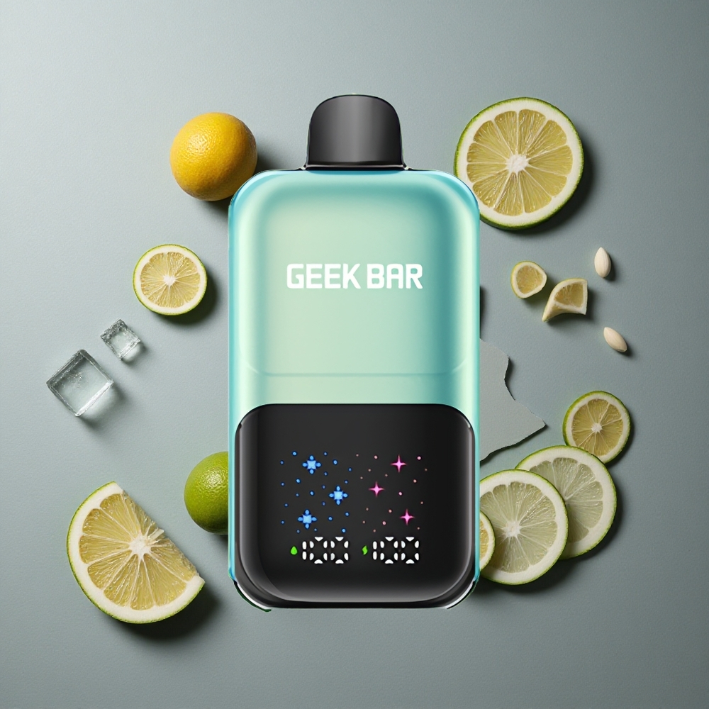 GEEK BAR 2GO 50000 Puffs Seria Dual Cool Mint Gheață cu Ecran Interactiv