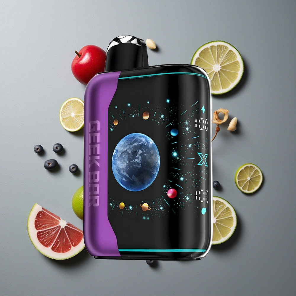 GEEK BAR Platinum Edition 25000 Vape de unică folosință Afine Cireșe Lămâie cu Încărcare Rapidă USB-Type C