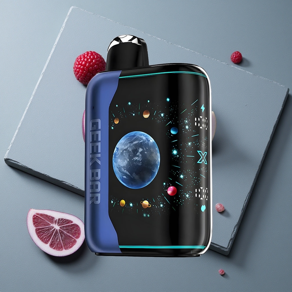 GEEK BAR Platinum Edition 25000 Vape de unică folosință Zmeură Albastră Înghețată cu 20mL E-Liquid și Dual Mesh Coil
