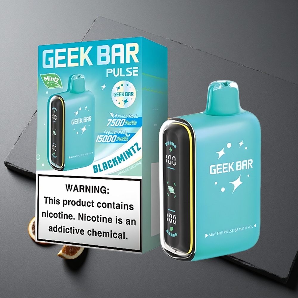 GEEK BAR Pulse 15000 Puffs Arome de Mentă cu 16ML Lichid și USB Type-C