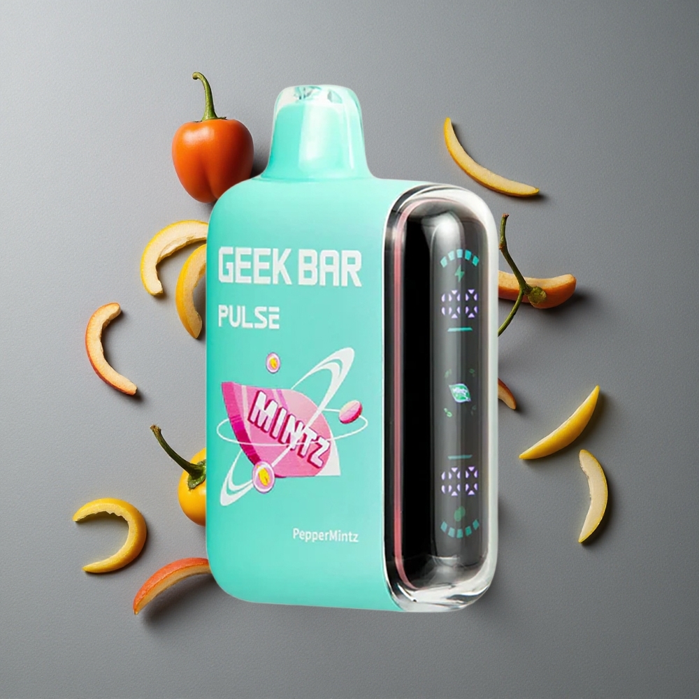 GEEK BAR Pulse 15000 Puffs Arome de Mentă cu 16ML Lichid și USB Type-C