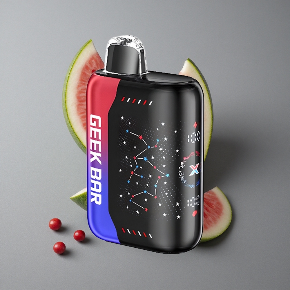 Geek Bar Pulse X 25000 Puffs Ediția Patriot cu 18mL Lichid Pre-umplut și Ecran Indicator 3D Curbat