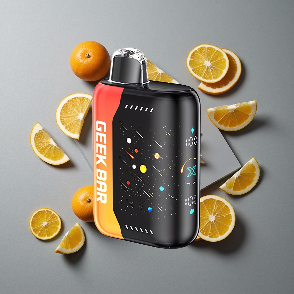 GEEK BAR Pulse X 42K Puffs Dragon Portocaliu cu Ecran 3D și Baterie 820mAh