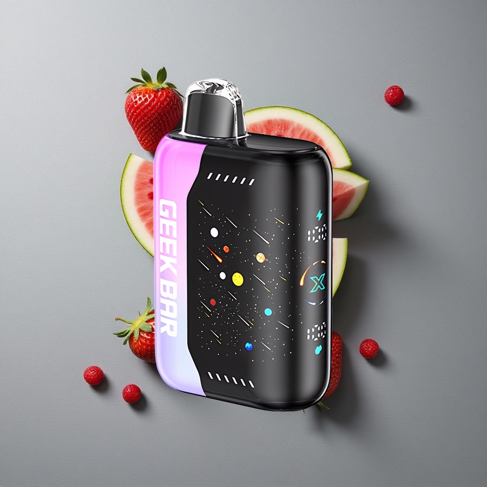 GEEK BAR Pulse X 42K Puffs Ediția Meteor Morcov Căpșună cu Ecran 3D Curbat
