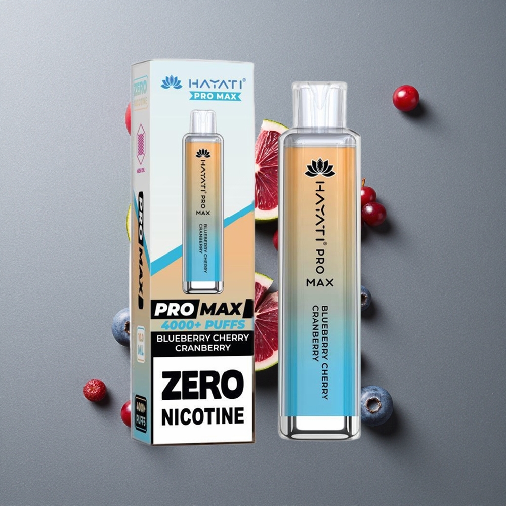 Hayati Pro Max 4000 Puffs Afumătoare Dispozabilă cu Baterie Reîncărcabilă 1400mAh și Aromă de Afine-Cireșă-Coacăză