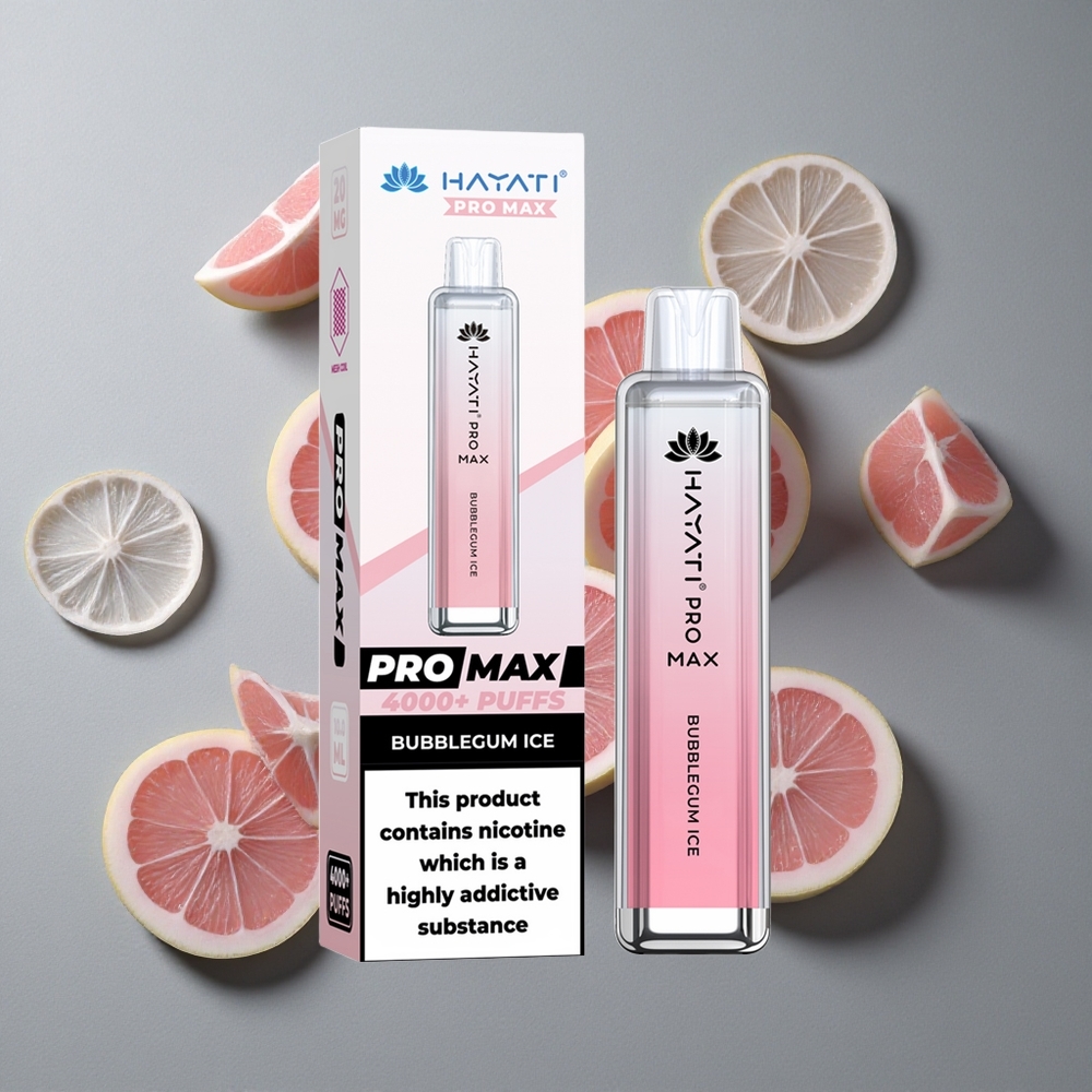 Hayati Pro Max 4000 Puffs Bomboană Gheață cu Baterie Reîncărcabilă 1400mAh