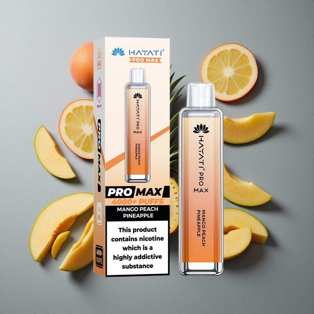 Hayati Pro Max 4000 Puffs Mango Pișca Ananas cu Baterie 1400mAh Reîncărcabilă