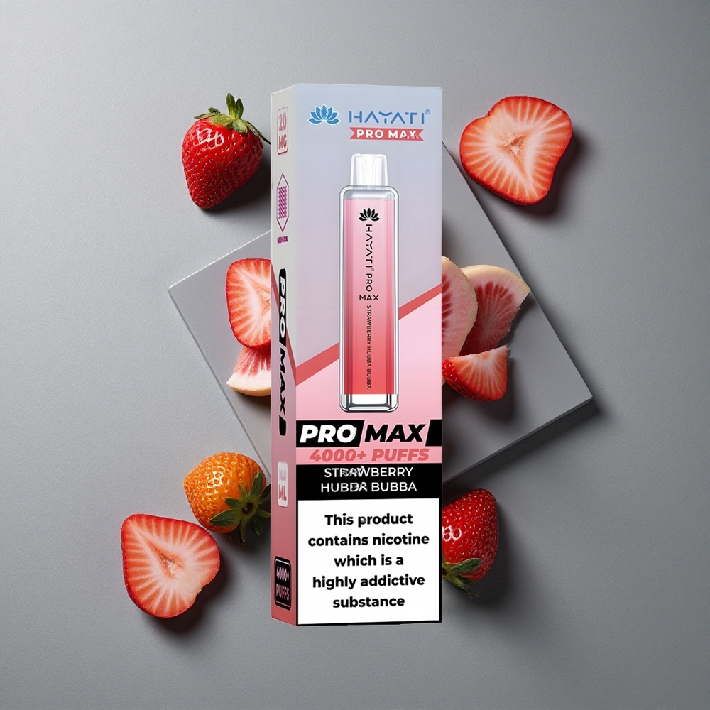 Hayati Pro Max 4000 Puffs TPA conform cu LED și Baterie Reîncărcabilă 1400mAh Aroma Buburuza de Câmp