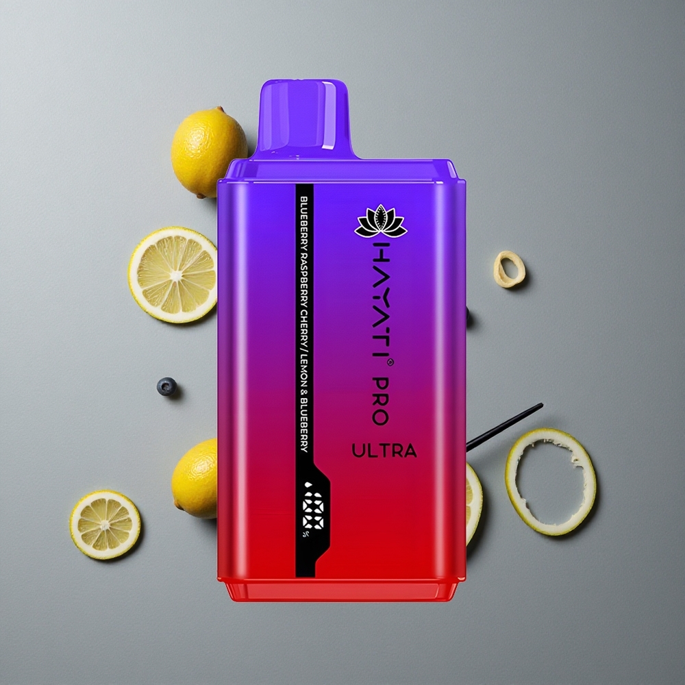 Hayati Pro Ultra 15000 Puffs Afine Zmeură Cireșe 2 12ml