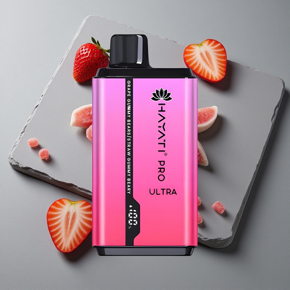 Hayati Pro Ultra 15000 Puffs Aromă Gummy Bear Struguri 850mAh