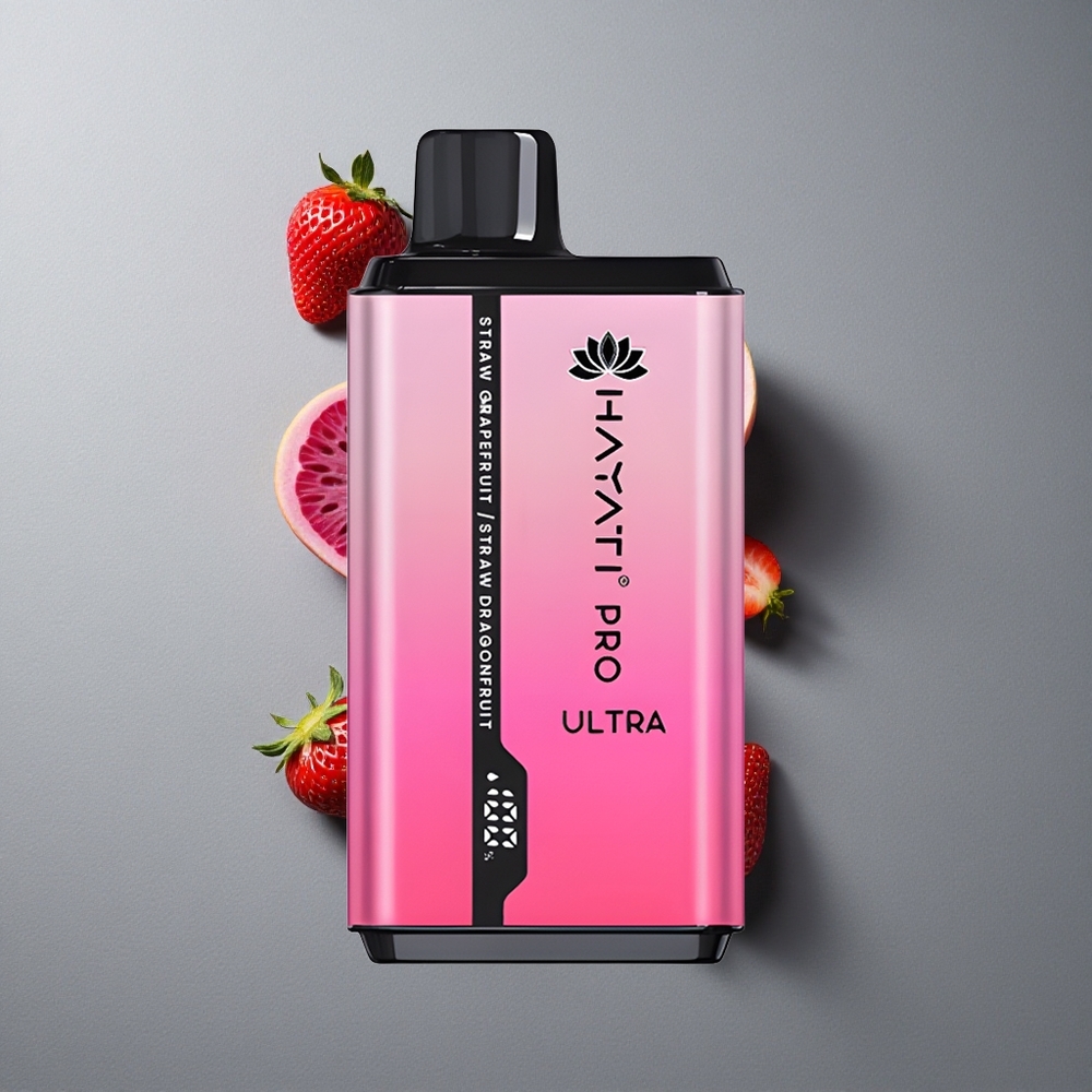 Hayati Pro Ultra 15000 Puffs Capsuni Grapefruit 850mAh