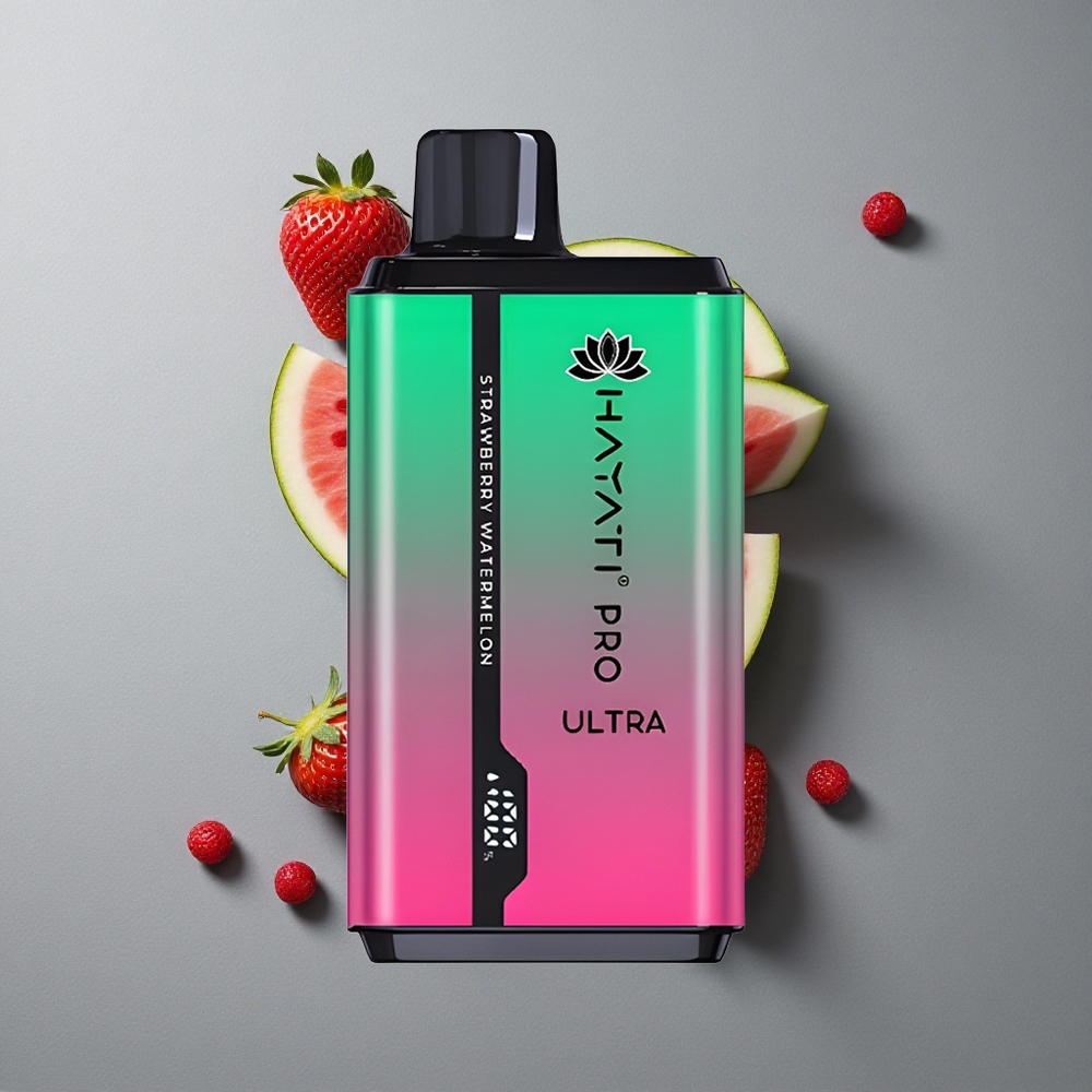 Hayati Pro Ultra 15000 Puffs Capsuni Pepene Verde 2 12ml