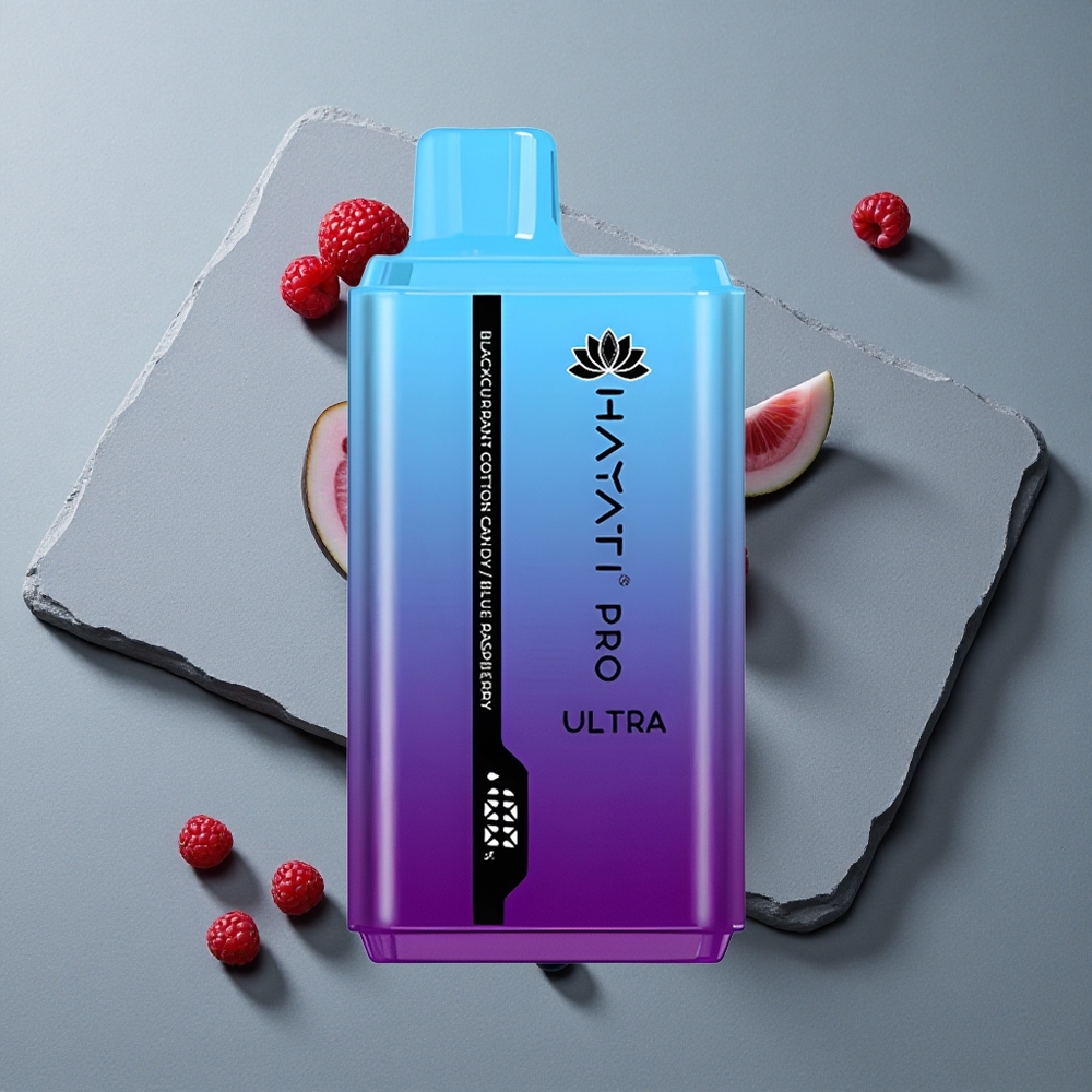 Hayati Pro Ultra 15000 Puffs Capsuni Zmeură 2 12ml 2% Nicotina