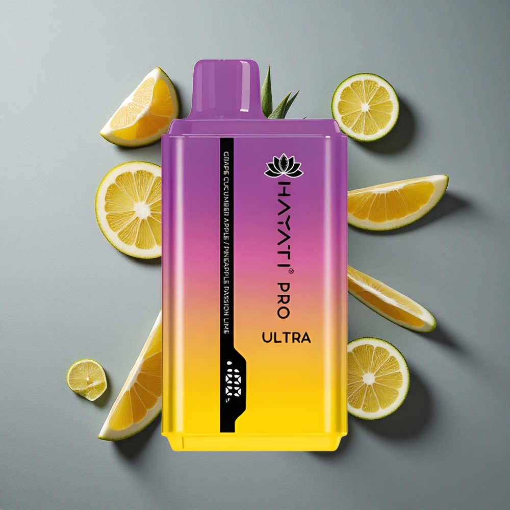 Hayati Pro Ultra 15000 Puffs Struguri Castraveți Măr cu 2 12ml Lichid