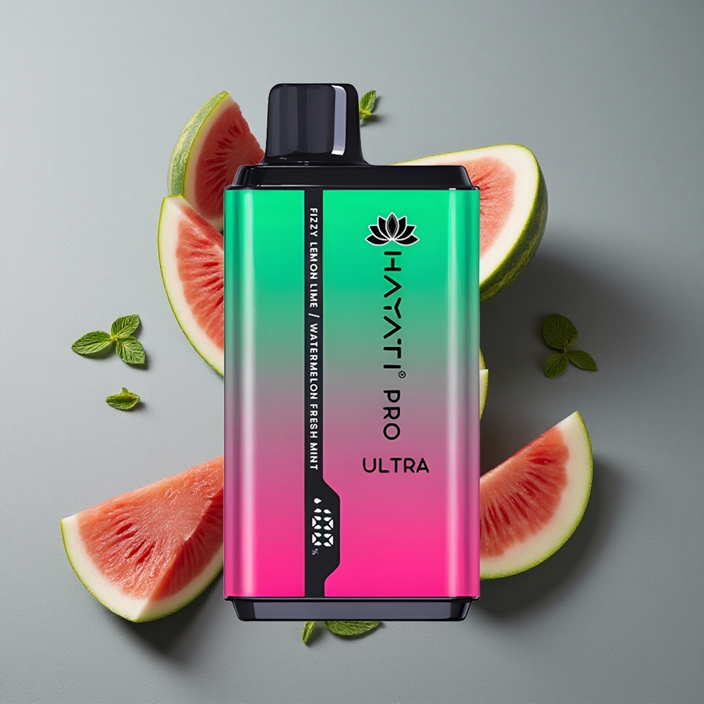 Hayati Pro Ultra 15000 Puffs Tutun Electronic cu 49 de Arome și Limonadă Acidulată & Lime
