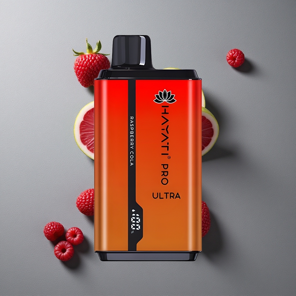 Hayati Pro Ultra 15000 Puffs Zmeură Cola 2 12ml