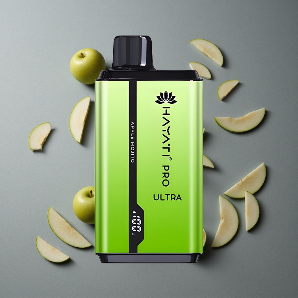 Hayati Pro Ultra 15000 Puffs Țigareta Electronică cu 2 12ml Lichid Aroma de Măcriș Mojito