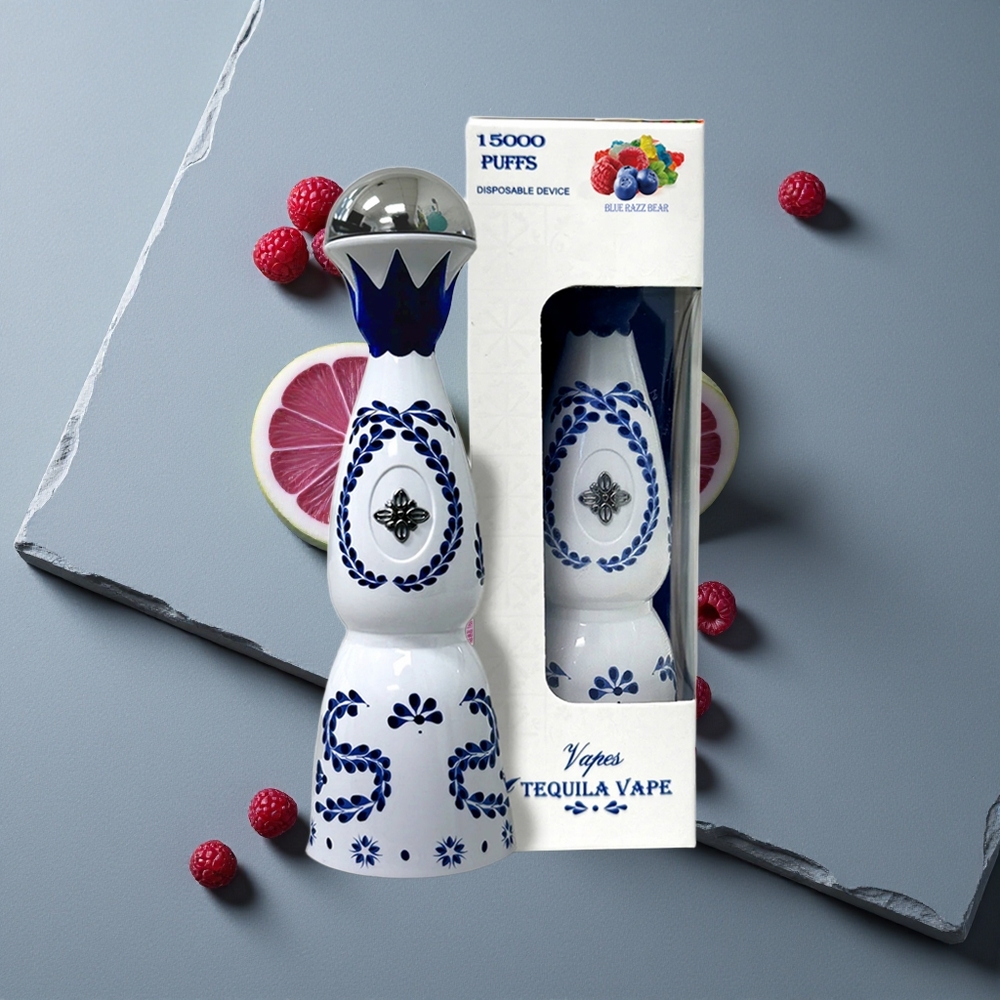 HUMO Azul 15000 Puffs Rezervor Pre-umplut 20mL Bear Zmeură Albastră