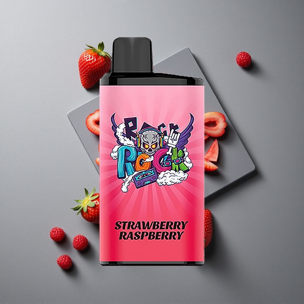 IGET Bar Pro 10000 Puffs Vape Capsuni Zmeură cu Baterie 2000 mAh