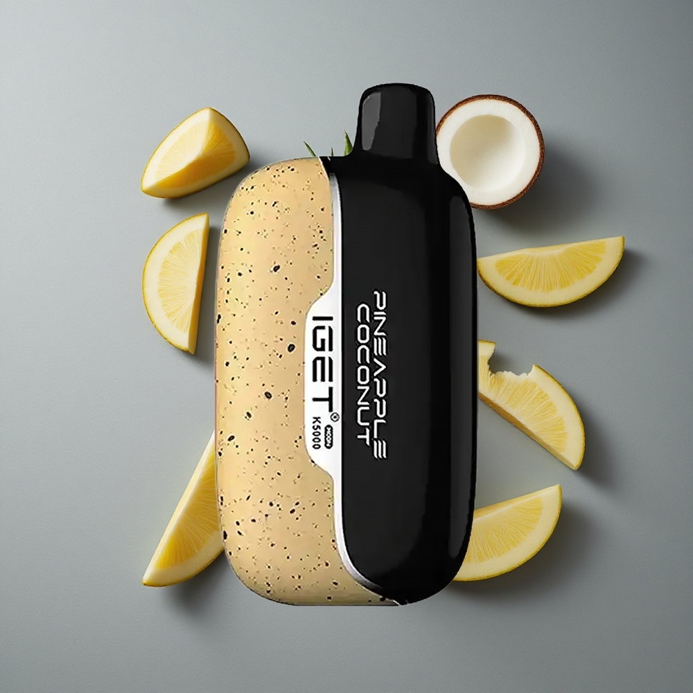 IGET Moon K5000 Puffs Ananas Nucă de Cocoș 81,5g 5000 Puffs