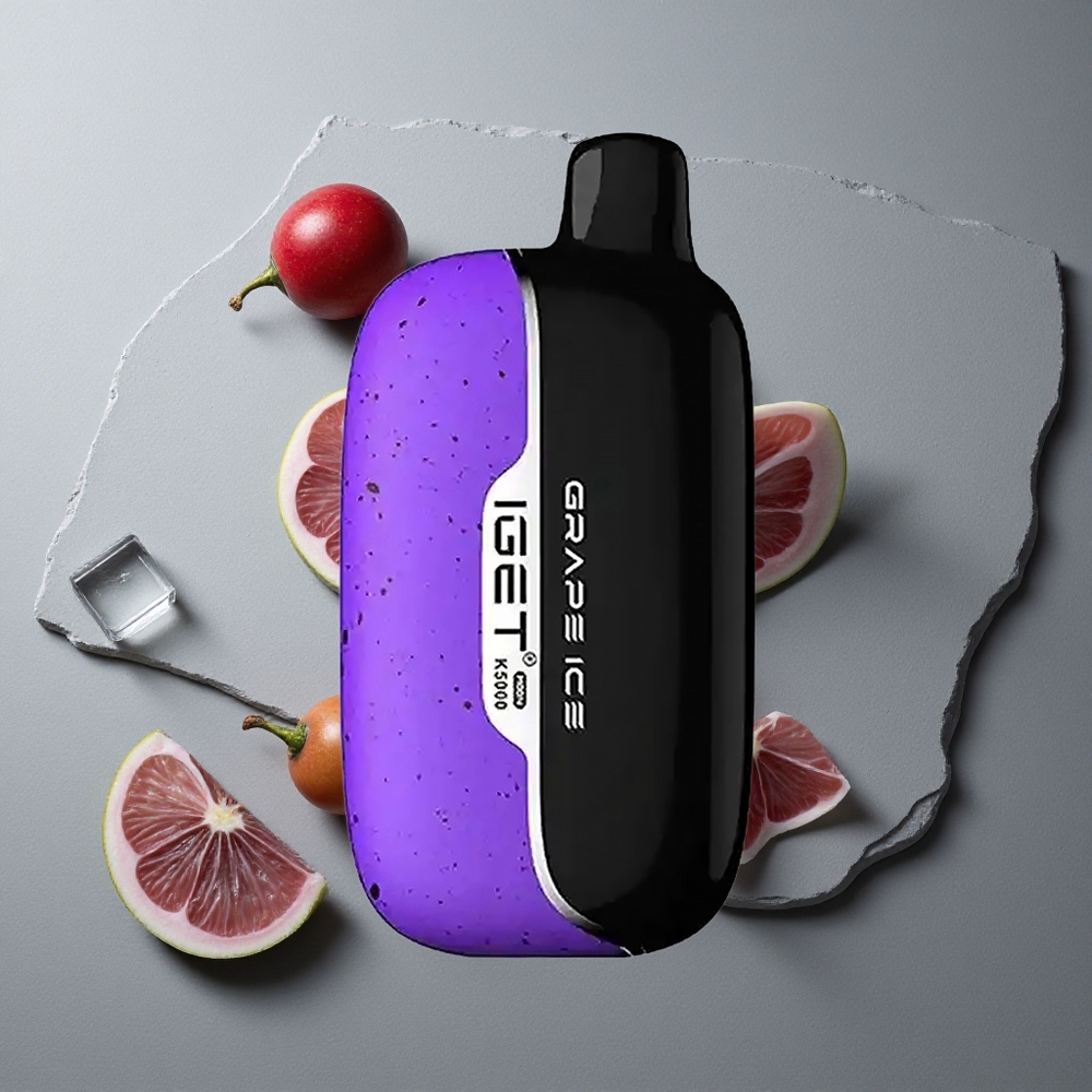 IGET Moon K5000 Puffs Gheață de Struguri cu până la 5000 de Puffs și Greutate Netă de 81,5 g