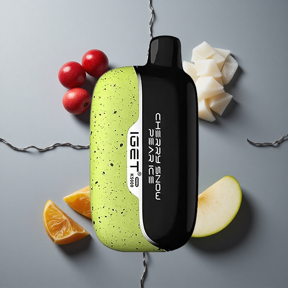 IGET Moon K5000 Puffs Vape Dispozabil Cireșă Zăpadă Pară Gheață până la 5000 de Puffs