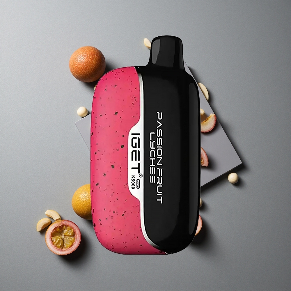 IGET Moon K5000 Puffs Vape de unică folosință Fructul Pasiunii Liči cu Până la 5000 de Puffs