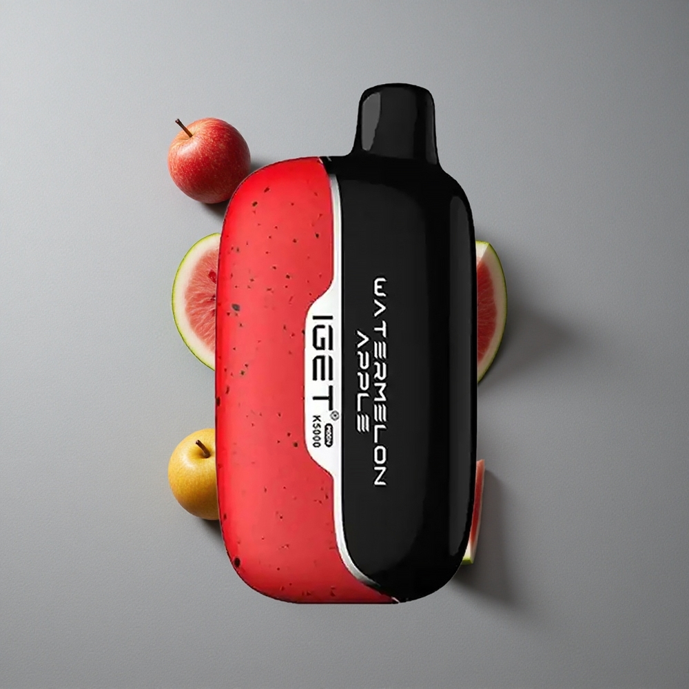 IGET Moon K5000 Puffs Vape de unică folosință Pepene Verde Măr cu Până la 5000 de Puffs