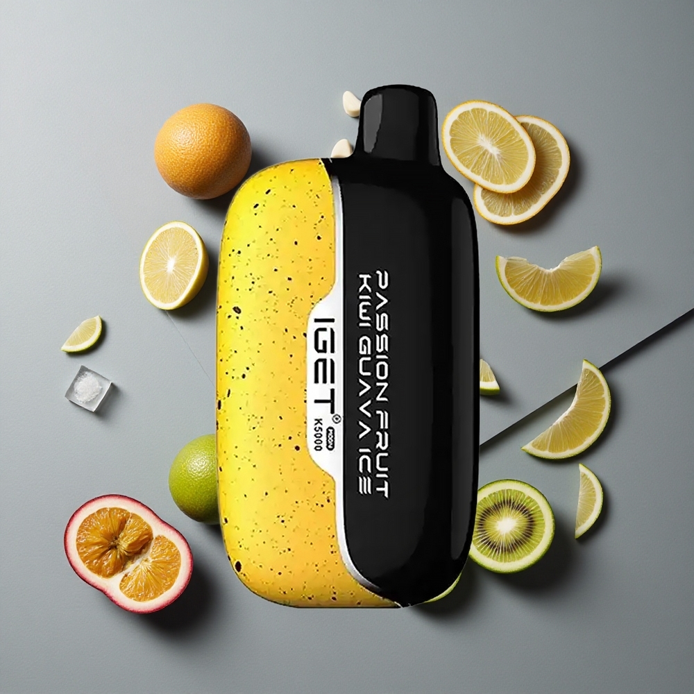 IGET Moon K5000 Puffs Țigareta Electronică Dispozabilă Fructul Pasiunii Kiwi Guava Ice cu 5000 Puffs