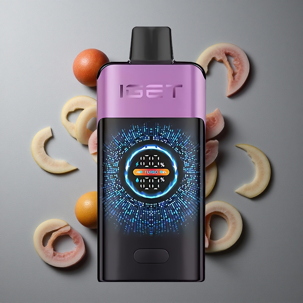 IGET ONE 12000 Puffs Chupa Chups Struguri cu Ecran Color Curbat Mare și 2700 mAh