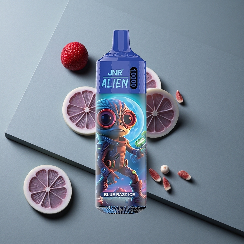 JNR Alien 10000 Puffs Bomboană Albastră Gheață cu LED (RGB) și 850mAh