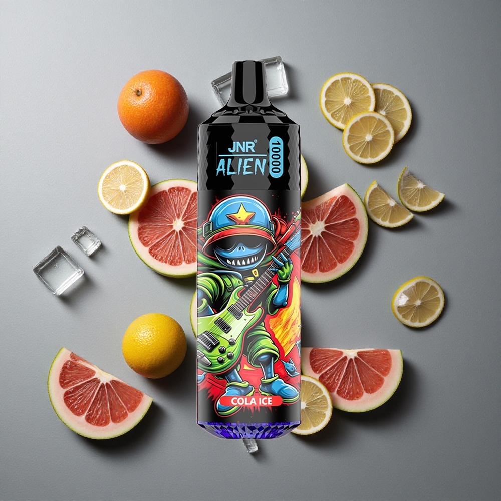 JNR Alien 10000 Puffs Cola Gheață cu Baterie 850mAh și LED (RGB)