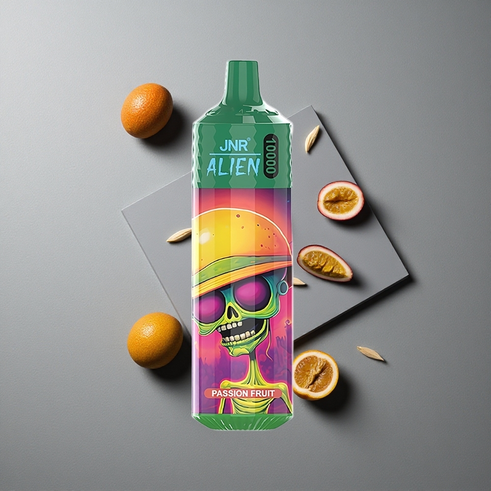 JNR Alien 10000 Puffs Design Sportiv cu Aroma de Fructul Pasiunii și LED (RGB)