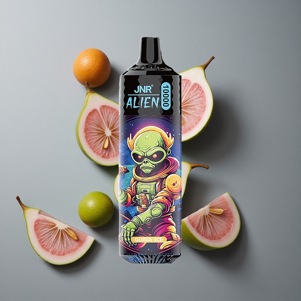 JNR Alien 10000 Puffs Gheșeftă de gheață cu Baterie 850mAh și LED (RGB)