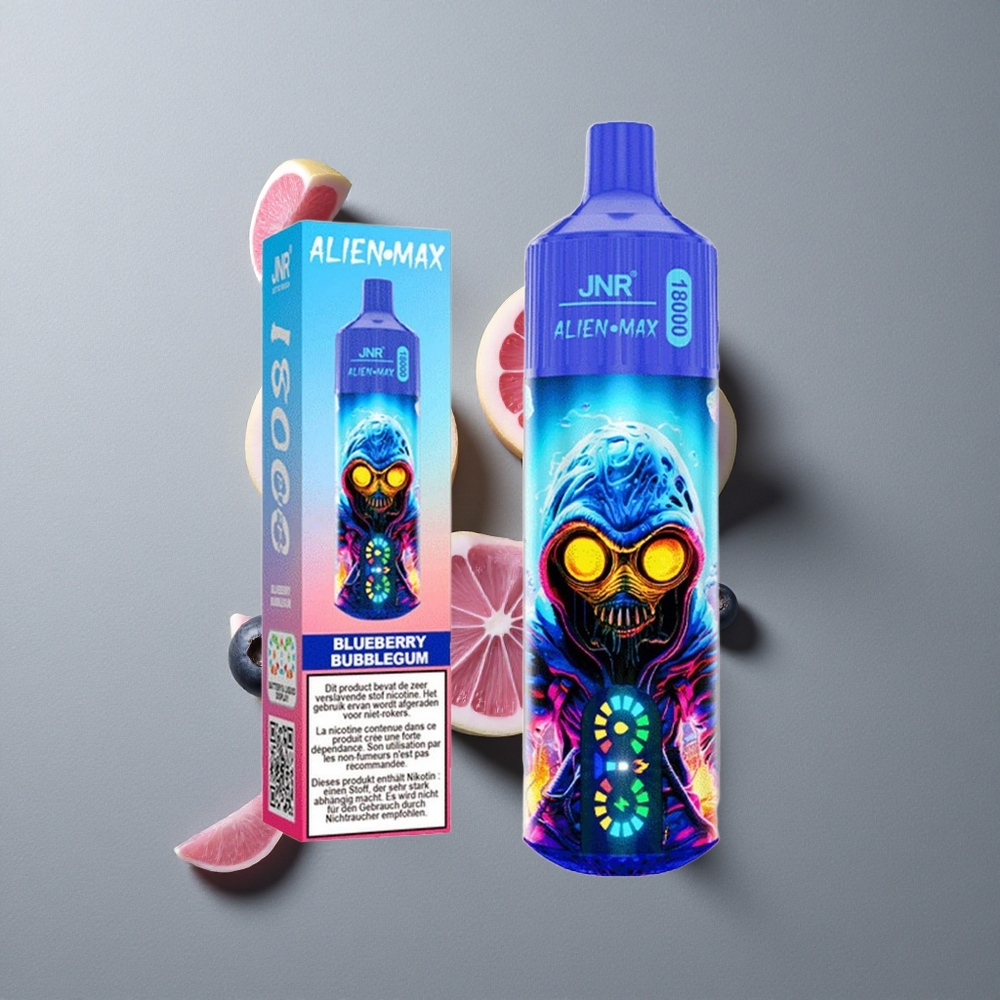 JNR Alien Max 18000 Puffs Afine Gumă de Balon Afișaj LED Smart 28ml Lichid