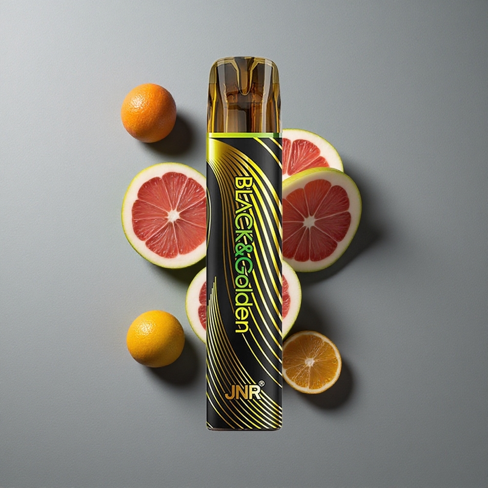 JNR Black&Golden 600+200 Puffs Vape de unică folosință 800 Puffs Conținut Nicotină 2%