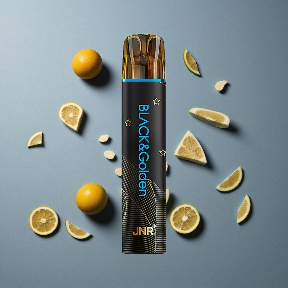 JNR Black&Golden 600+200 Puffs Vape de unică folosință Albastru cu 550mAh