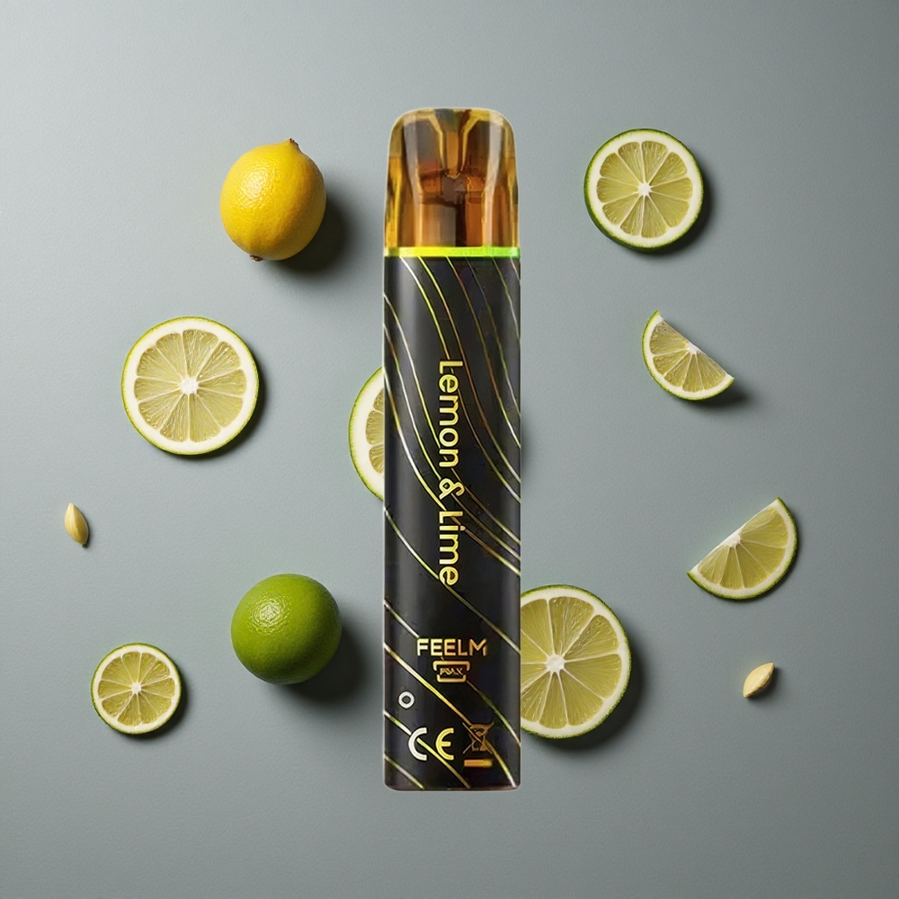 JNR Black&Golden 600+200 Puffs Vape de unică folosință Lămâie & Lime 800 Puffs