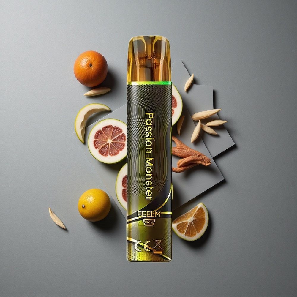 JNR Black&Golden 600+200 Puffs Vape de unică folosință Monstru Pasțiune 800 Puffs
