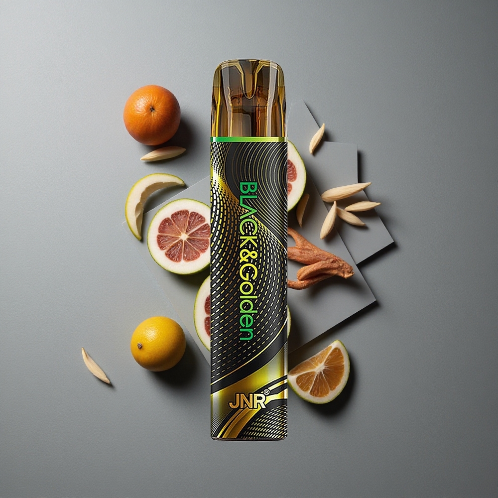 JNR Black&Golden 600+200 Puffs Vape de unică folosință Monstru Pasțiune 800 Puffs