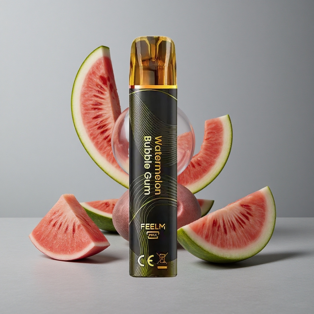 JNR Black&Golden 600+200 Puffs Țigareta Electronică Disposable Bubble Gum Pepene 800 Puffs