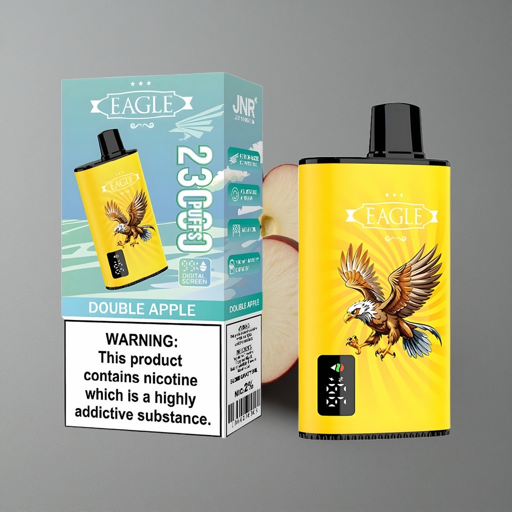 JNR EAGLE Smart 23000 Puffs Afine Duble cu Ecran Digital și Încărcare Type-C