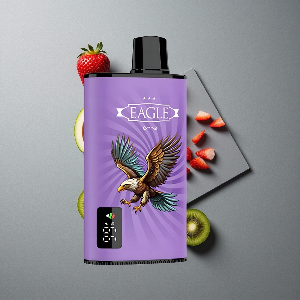 JNR EAGLE Smart 23000 Puffs Afine-Kiwi cu Ecran Digital și 25ml Lichid