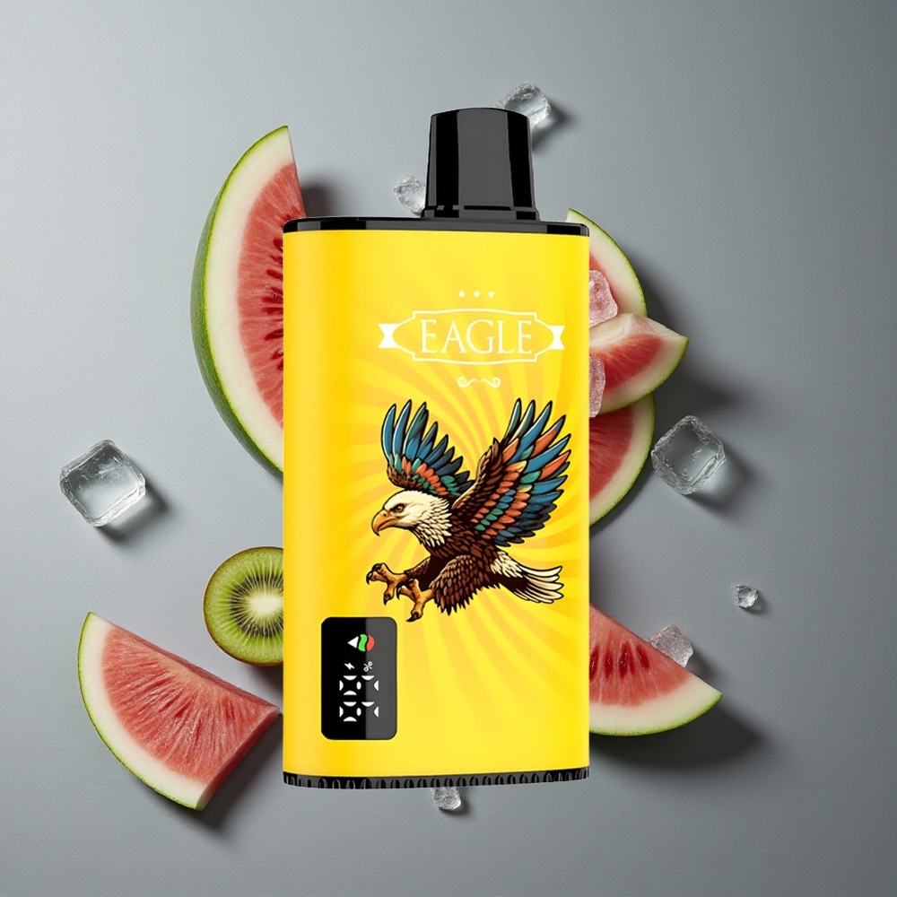 JNR EAGLE Smart 23000 Puffs Kiwi Pepene Gheață cu Ecran Digital și Încărcare Type-C